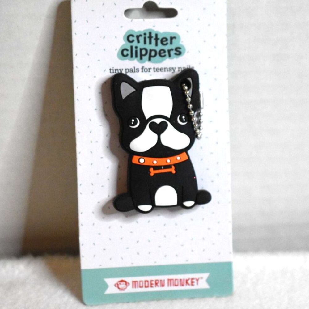 New Fun Funky Critter Clippers Nail Clippers To Go Soft Silicone Key Chain